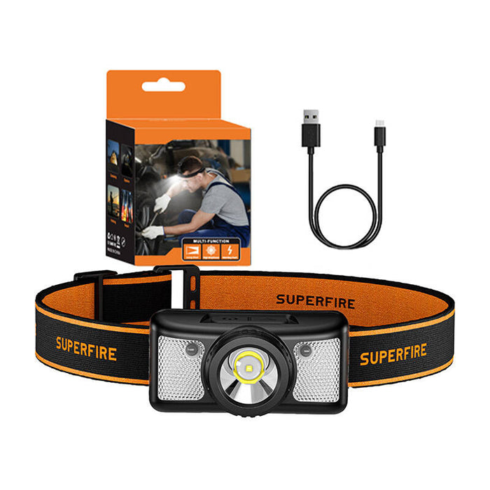 Superfire HL91-X headlamp flashlight, 200 lm, 220 m