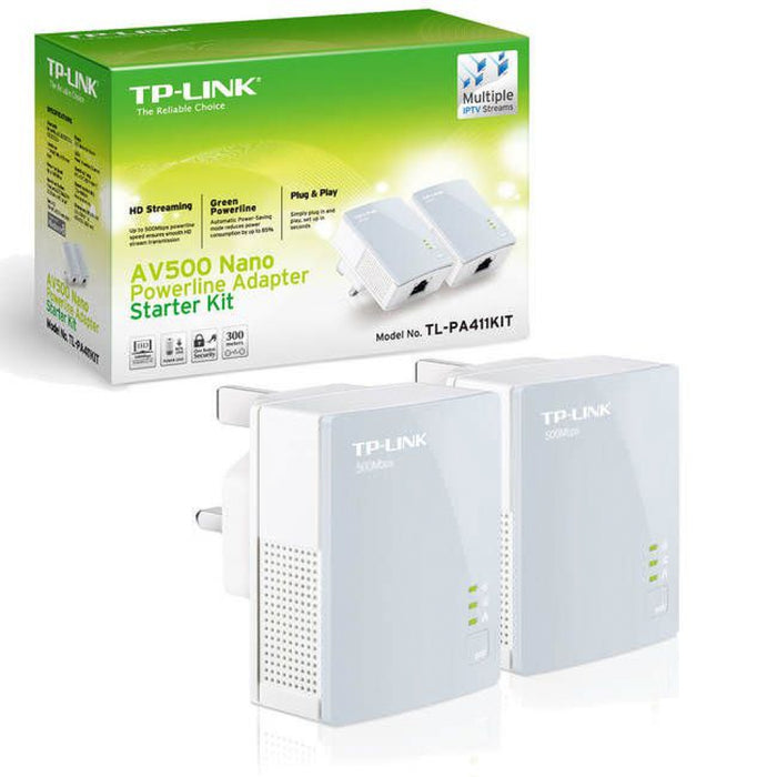 Network adapter TP-Link TL-PA411KIT 2 pcs. powerline adapter