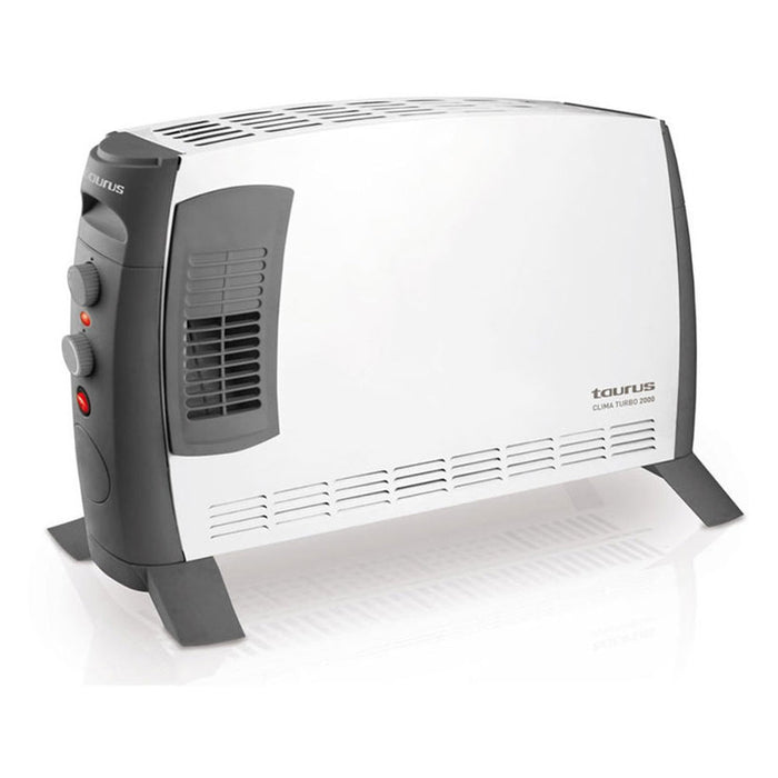 Convector TAURUS CLIMA TURBO 2000 NEW HEATED AREA UP TO 16.00 m², WHITE, 2000.0 W