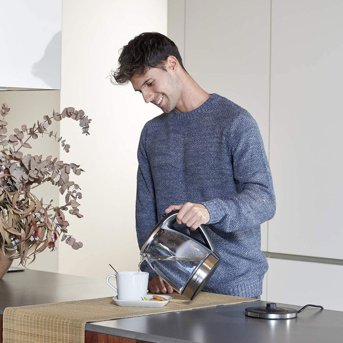 ELECTRIC KETTLE TAURUS AROA GLASS 2200 W, 1.70 L