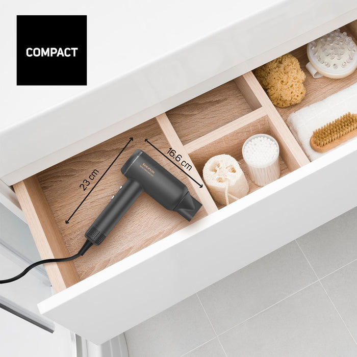 Taurus DIGITAL FORCE 2000 IONIC hair dryer 1800 W Black