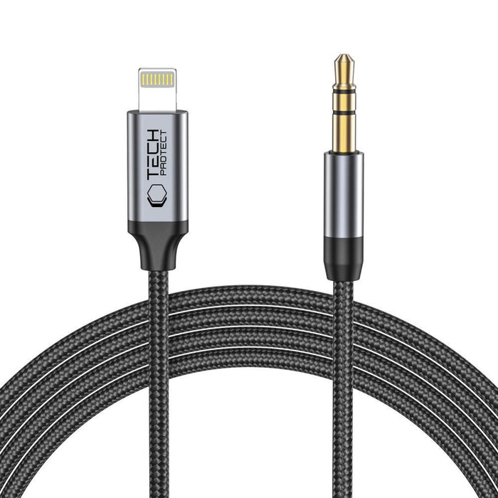 Tech-Protect UltraBoost audio Lightning / mini jack 3.5mm cable 1m - black