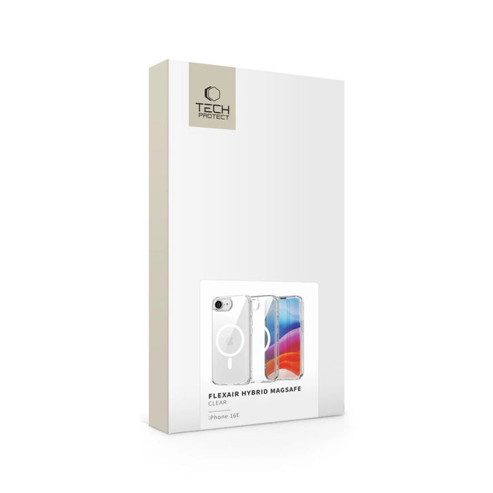 Tech-Protect FlexAir Hybrid MagSafe iPhone 16e Case - Clear