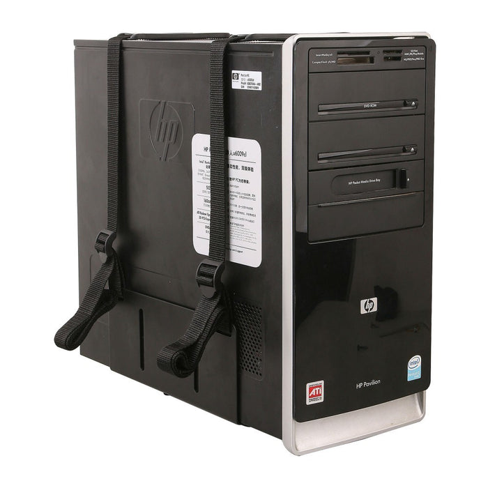 Techly ICA-CS 63 CPU holder Desk-mounted CPU holder Black