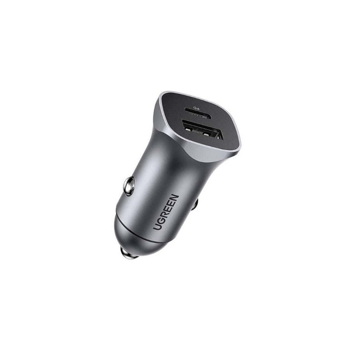 Ugreen CD130 USB-A / USB-C 30W Car Charger - Gray