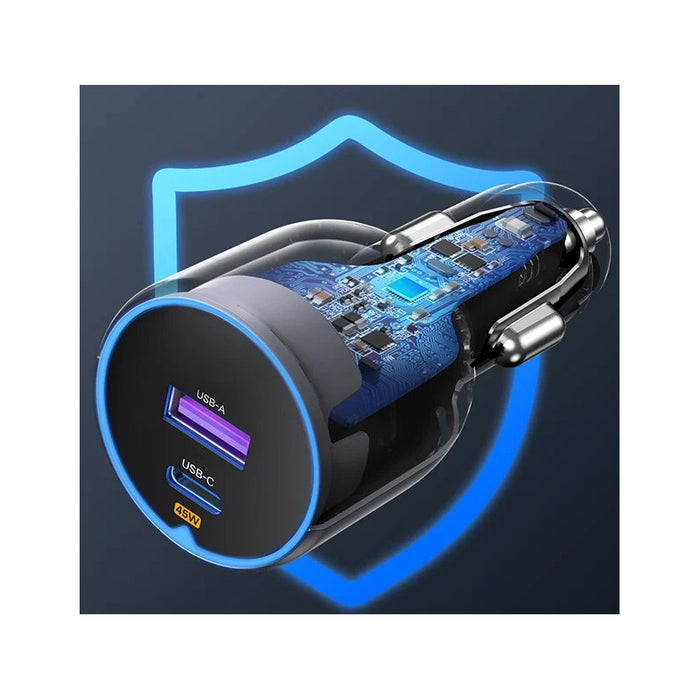 CAR CHARGER 1xUSB-C+1xUSB A, 63W EC701 UGREEN