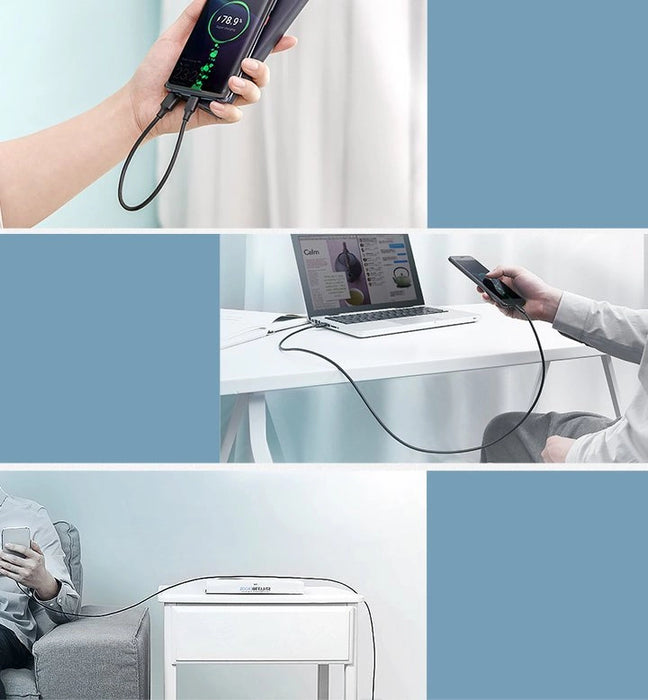 Ugreen US287 60117 USB-A / USB-C 3A cable 1.5m - black