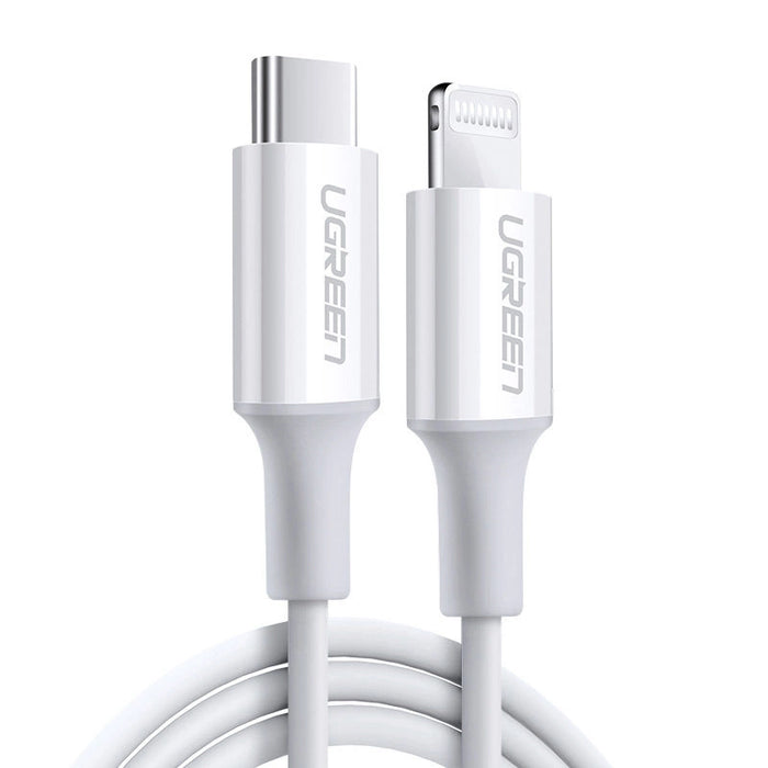 Ugreen US171 Lightning - USB-C PD Cable 20W 3A 480Mb/s 1.5m - White