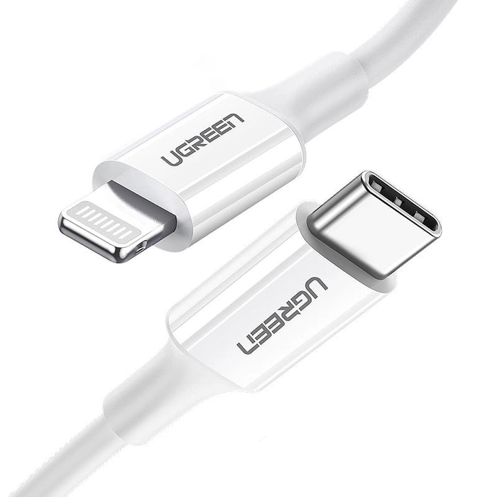 Ugreen US171 Lightning - USB-C PD Cable 20W 3A 480Mb/s 1.5m - White