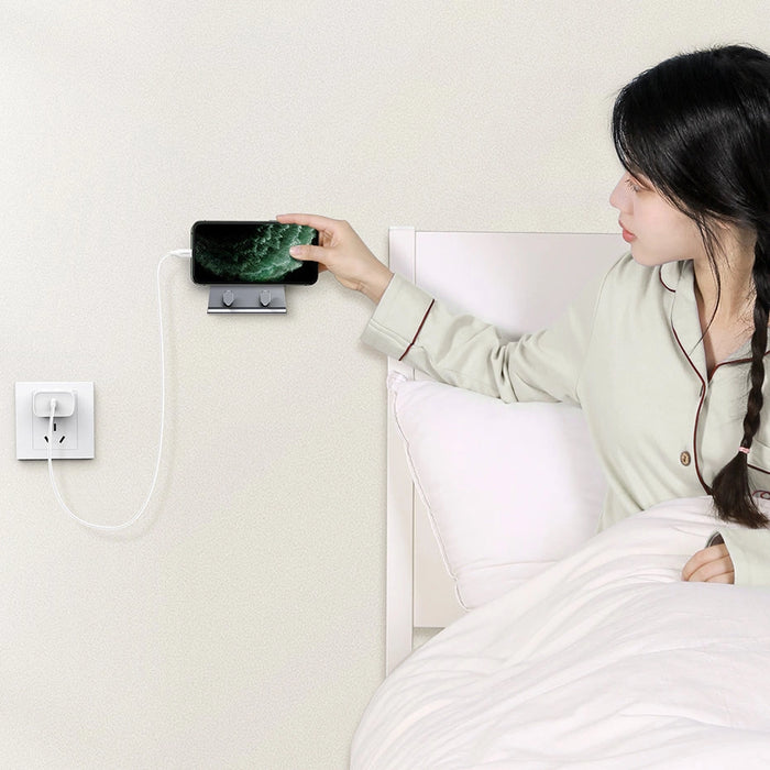 Ugreen LP193 metal wall holder for smartphone / tablet 4-9.7" - silver