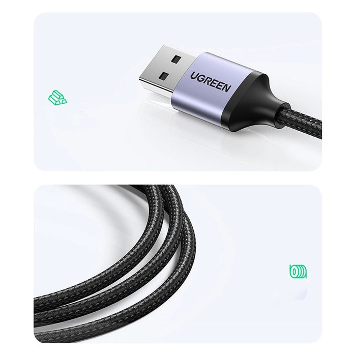 Ugreen multifunctional adapter HUB USB 3.0 - 3 x USB / Ethernet RJ-45 / USB Type C PD gray (CM475)