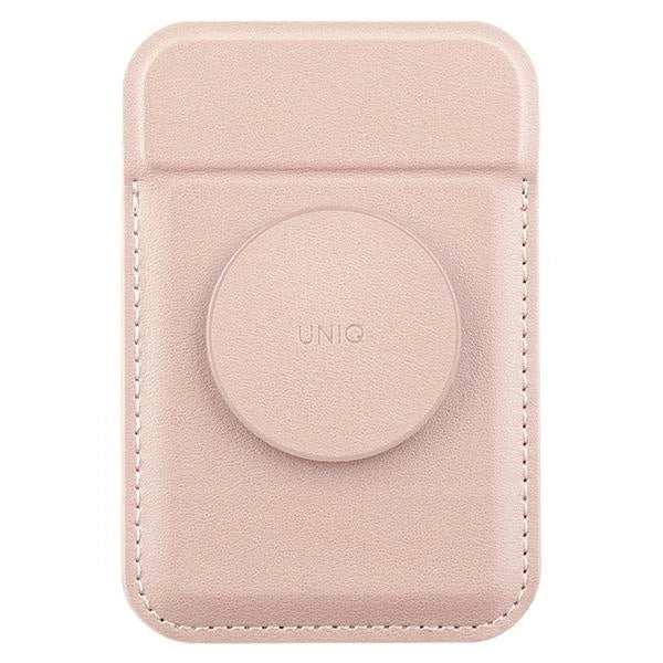 Uniq Flixa Magnetic Card Wallet with Stand Pink/Blush Pink MagSafe