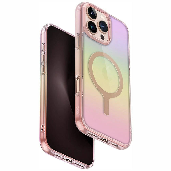 Uniq Iridescia Magclick Charging Case for iPhone 16 Pro Max - Pink