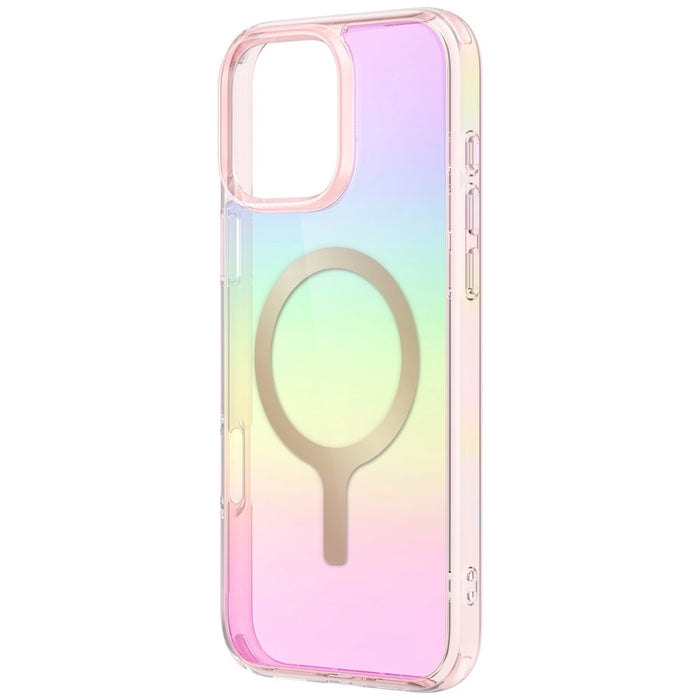 Uniq Iridescia Magclick Charging Case for iPhone 16 Pro Max - Pink