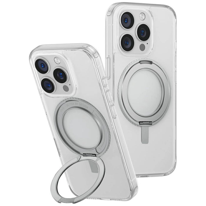 Uniq Swivix 360 Rotating Kickstand Case for iPhone 16 Pro - Clear