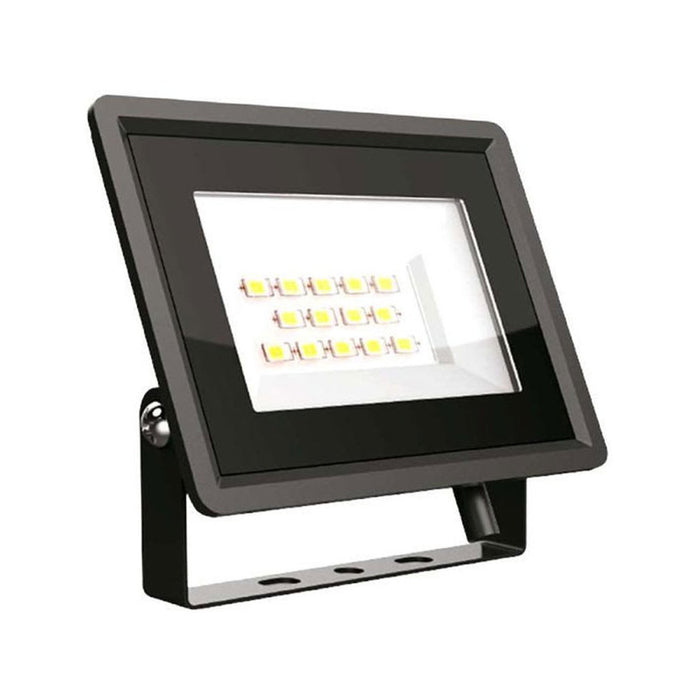 LED FLOODLIGHT 10W 6500K 750LM IP65 BLACK V-TAC