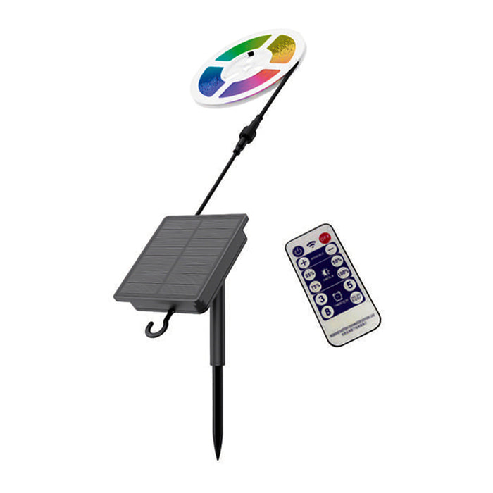 KIT SOLAR LED STRIP 1.2W RGB 900LM 5M IP67 V-TAC