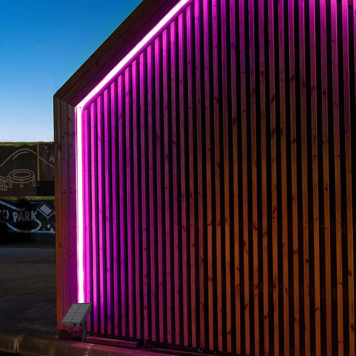 KIT SOLAR LED STRIP 1.2W RGB 900LM 5M IP67 V-TAC