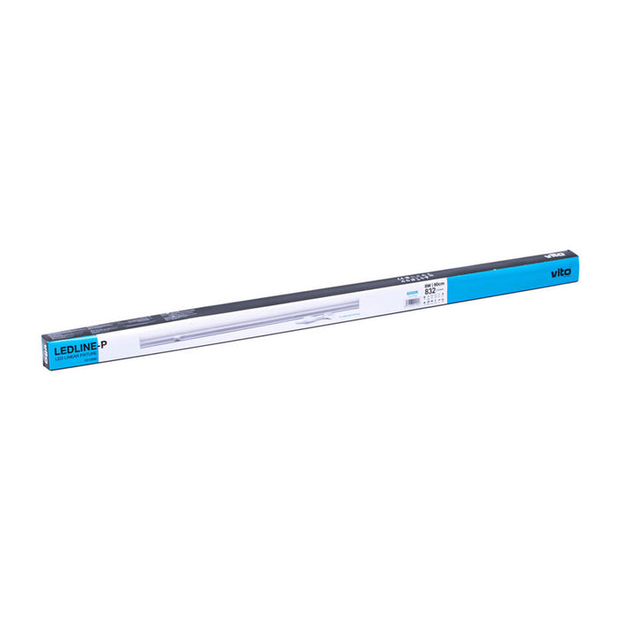 LED LINE FLUMINUM 8W 6000K 57CM WITH KEY AND CABLE WITH PLUG VITO LEDLINE-P