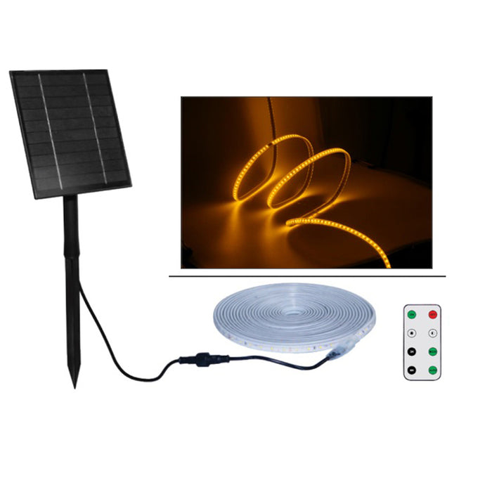 SOLAR LED STRIP 3000K 3.2V 1.8AH 5M WITH REMOTE VITO VICTORIA