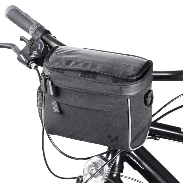 Wozinsky bicycle handlebar bag bike shoulder bag black (WBHBB-01)