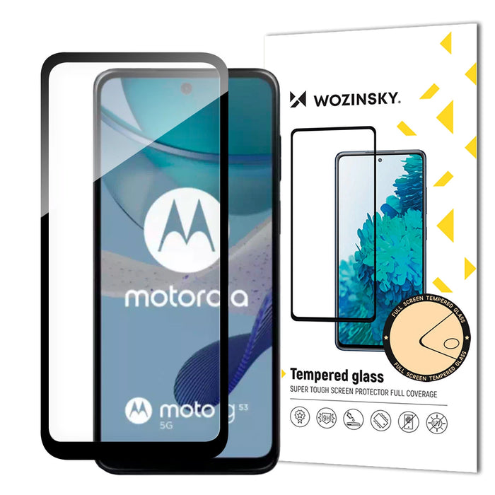 Wozinsky Full Glue Tempered Glass for Motorola Moto G53