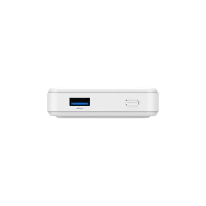 Powerbank Wozinsky WLWP-10KA0Y3WS 22.5W PD Qi2 10000 mAh, with stand, 1x USB-A, 1x USB-C - white