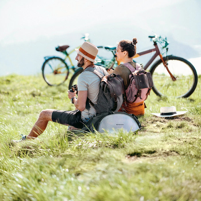 Wozinsky bike carrier bag with shoulder strap 13l black (WBB1BK)