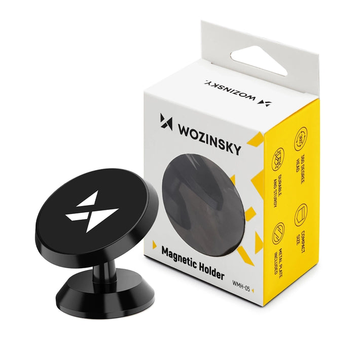 Wozinsky Magnetic Car Dashboard 360 Self-adhesive Black (WMH-05)