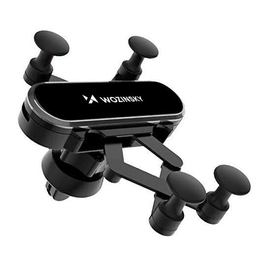 Wozinsky car phone holder gravity for ventilation grille black (WCH-05)