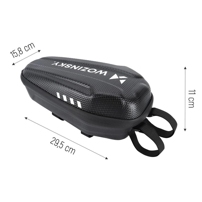 Wozinsky waterproof scooter handlebar bag 3l handlebar bag black (WSB4BK)