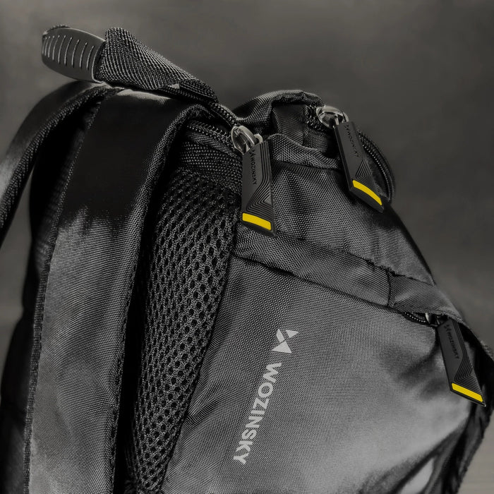 Wozinsky Travel Sports Bag Backpack Hand Luggage Bag 40x20x25 cm for Airplane Black (WSB-B01)