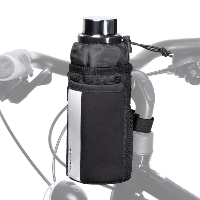 Wozinsky thermal water bottle bag for bike or scooter 1l black (WBB29BK)