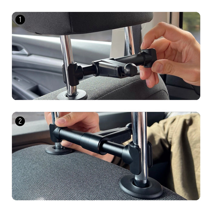 Wozinsky car headrest holder with hanger black (WTHBK2)