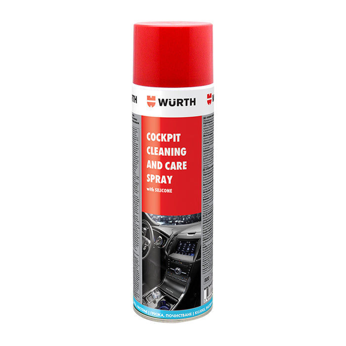 DASHBOARD CLEANING SPRAY WITH SILICONE 600ML WURTH