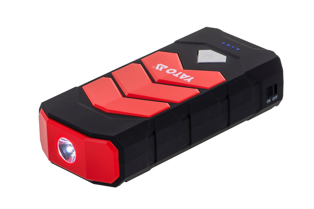 Car jump starter YATO YT-83081 car power bank 9000 mAh 9000 mAh Black, Orange