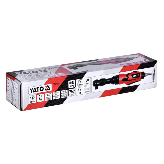 Yato YT-09803 power wrench 1/2" 160 RPM 80 N⋅m Black, Orange
