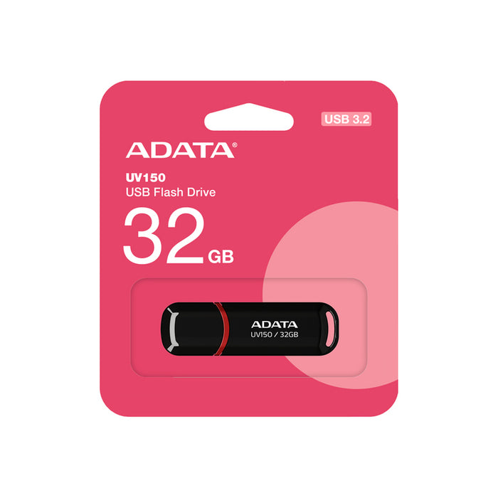 Adata 32GB UV150 USB 3.2 Gen1-Flash Drive Black