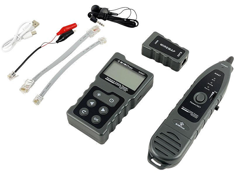 ALANTEC NI057 network cable tester PoE tester, Black