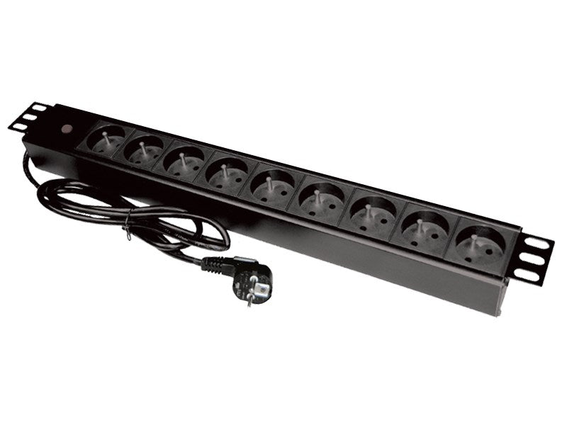 Alantec PZ09 power extension 1.8 m 9 AC outlet(s) Indoor Black
