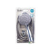 A shower head with a hose to direct the flow Berilo Metal 2 m 14 x 24,5 x 4,5 cm 14 x 4,5 x 24,5 cm (12 Units)