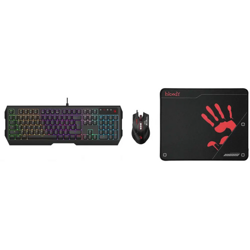 A4tech Bloody B1700N N140N + ES7 + BP-50M Gaming Kit - Клавиатури<<<Периферия<<<Компютри и периферия<<<TechMart