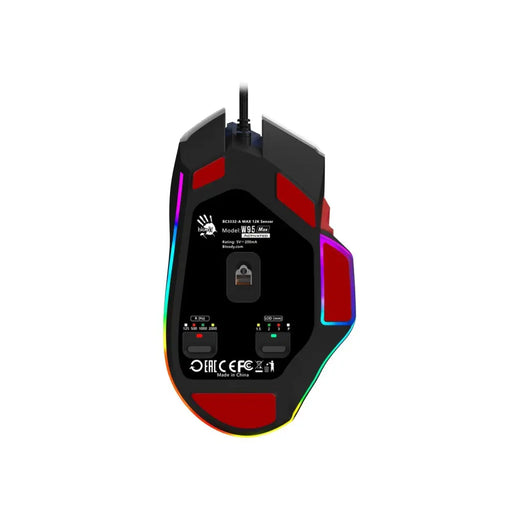 A4tech Bloody W95Max Sports Navy RGB Light Gaming Mouse 12000cpi - Геймърски мишки<<<Геймърска периферия<<<ValiAPI