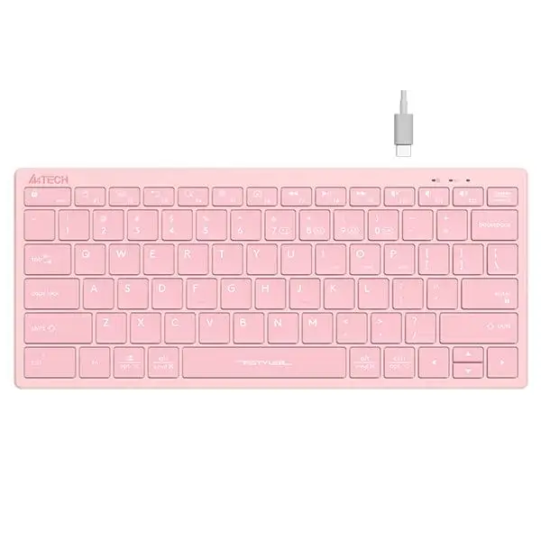 A4TECH FBX51C FSTyler Wireless Keyboard Pink - Клавиатури<<<Компютърна периферия<<<ValiAPI