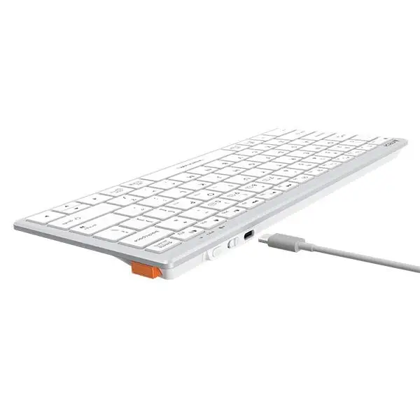 A4TECH FBX51C FStyler Wireless Keyboard White - Клавиатури<<<Компютърна