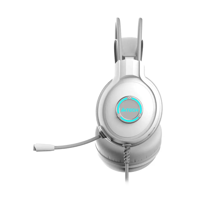 A4tech Fstyler FH300U Headphones with microphone USB Noice Cancelling white - Слушалки<<<Компютърна