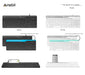 A4tech Fstyler FK25 Wired Keyboard Phone Stand Cyrillic Black - Клавиатури<<<Компютърна периферия<<<ValiAPI