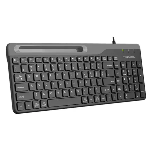 A4tech Fstyler FK25 Wired Keyboard Phone Stand Cyrillic Black - Клавиатури<<<Компютърна периферия<<<ValiAPI
