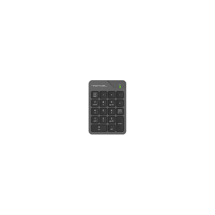 A4tech Digital Wireless 2.4Ghz Keyboard FGK21C, Black, LiIon Battery, USB-C Charging