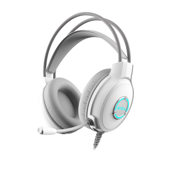 A4tech Fstyler FH300U Headphones with microphone USB, Noice Cancelling, white